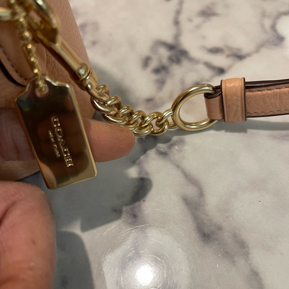 Coach Pink Crossbody Bag with Floral Accents - Picture 5 of 9